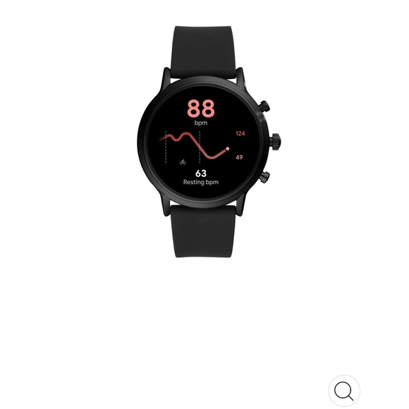 Fossil Gen 5 smart watch black with silicone strap - Picture 4 of 9